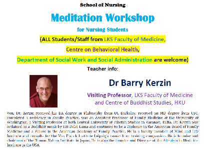 Meditation Workshop for Nursing Students