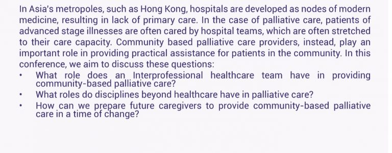 Palliative Care in the Community: Challenges, Experiences, and Hopes