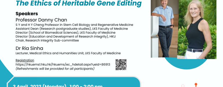 He Jiankui and The Ethics of Heritable Gene Editing