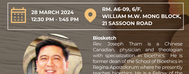 Lunchtime Seminar: Bioethics, Multiculturalism and Religions workshops: Lessons from the past 15 years