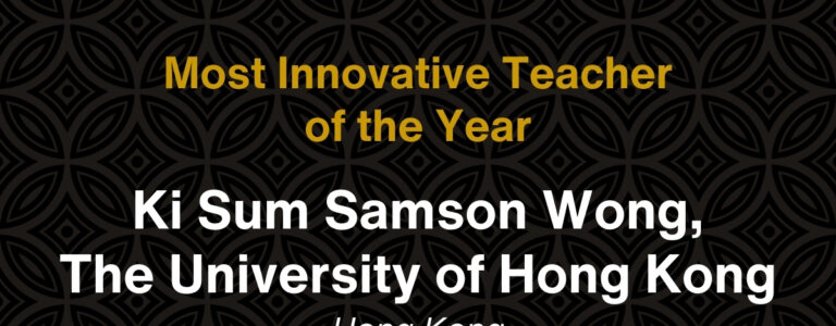 Interview for awarding the Most Innovative Teacher of the Year in Asia 2025 by Times Higher Education (Mr Samson Wong)