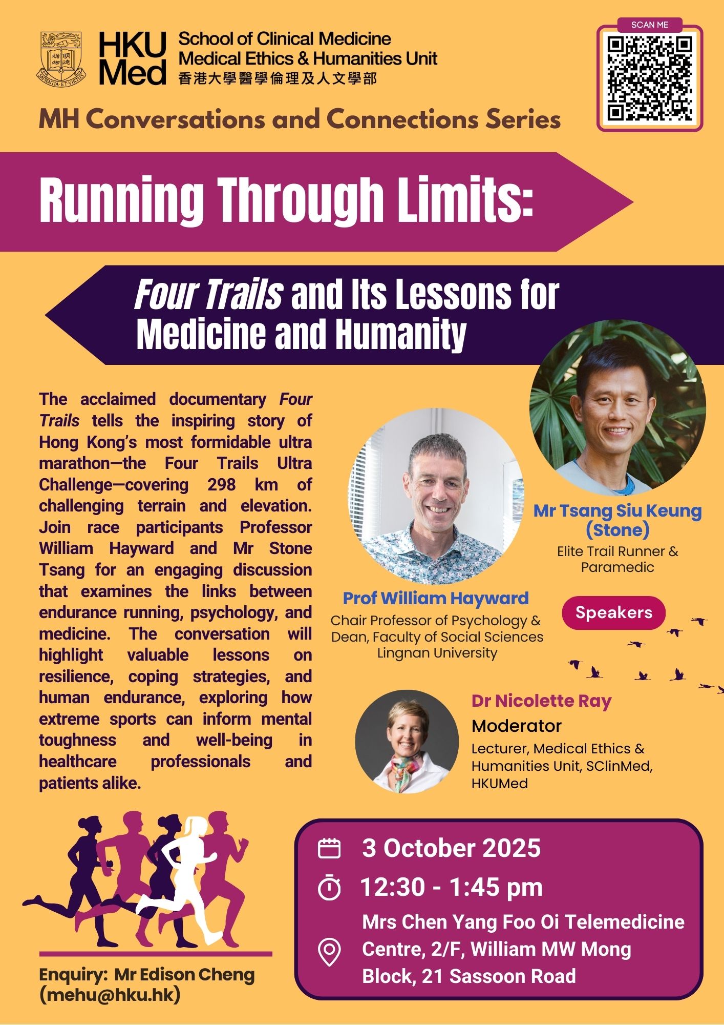 Running Through Limits: Four Trails and Its Lessons for Medicine and Humanity