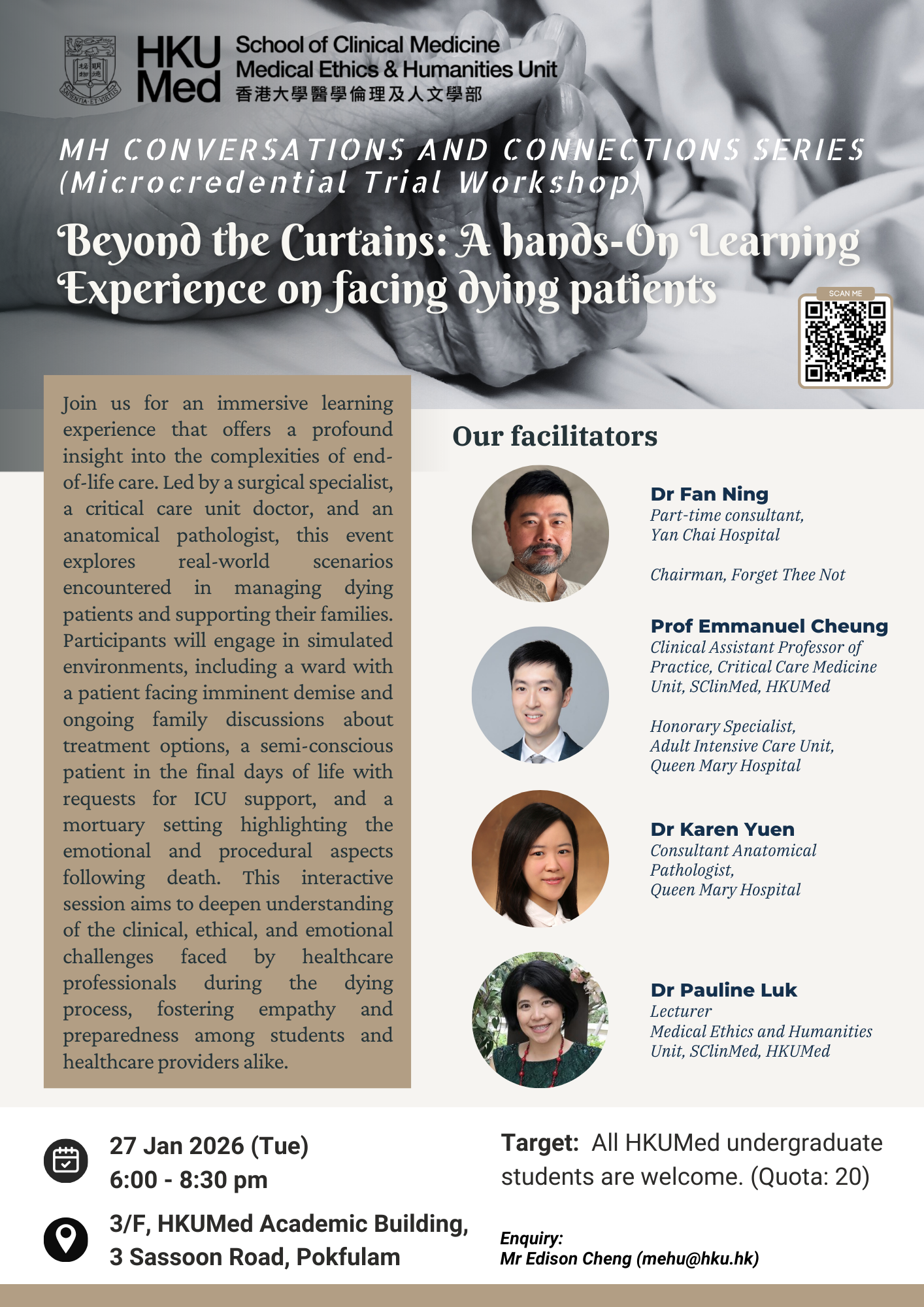 Beyond the Curtains: A Hands-On Learning Experience on Facing Dying Patients