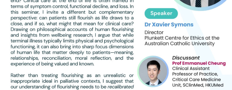 What does it mean to flourish when life is coming to an end?