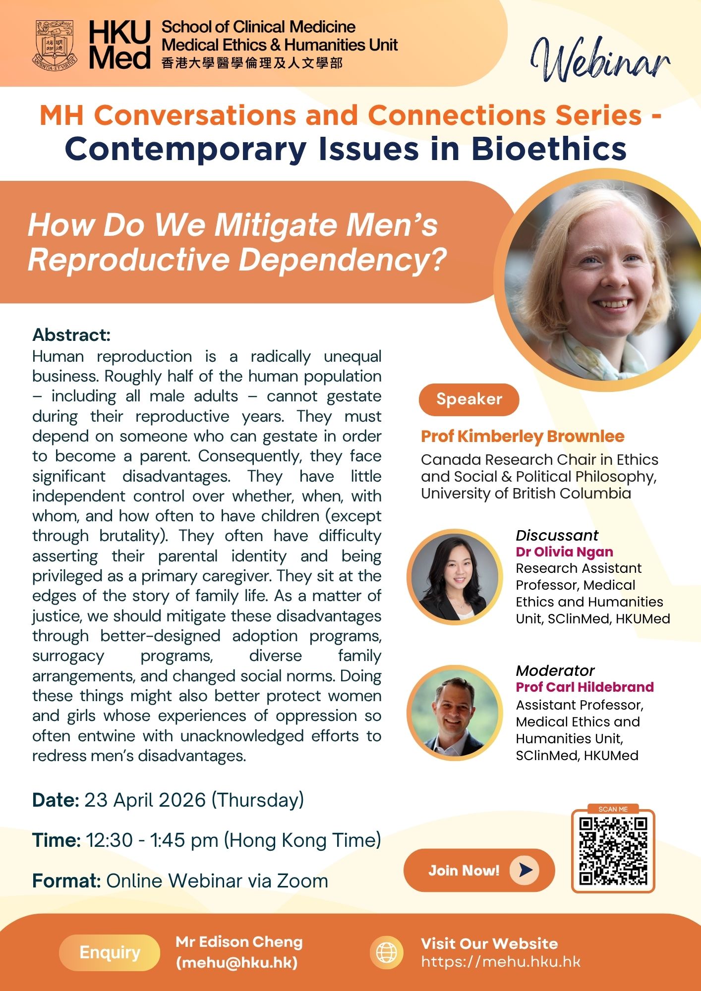 How Do We Mitigate Men’s Reproductive Dependency? (Webinar)