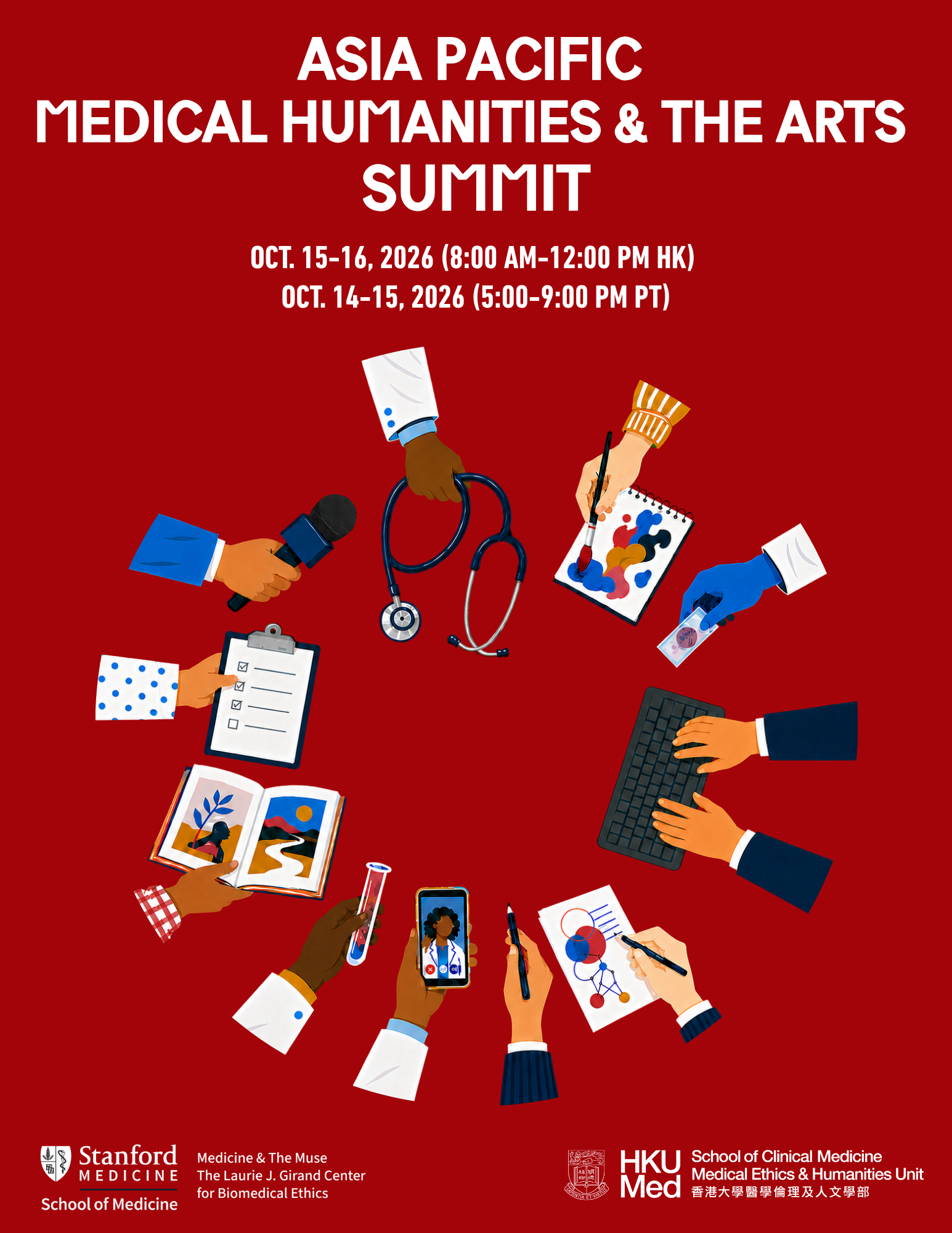 Asia Pacific Medical Humanities & the Arts Summit (15-16 Oct 2026 AM HKT)